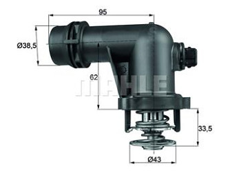 Termostat BMW 3 E46 316i 318i Ci Z3 M43 M45 (105°)