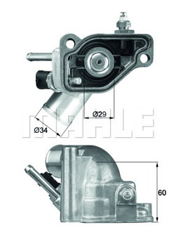 Termostat OPEL ZAFIRA A (T98) 1.8 (92°)