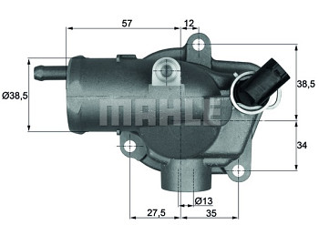 Termostat MERCEDES E-CLASS (W210) E200 E220 E270 (92°)