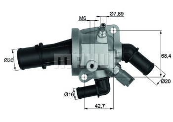 Termostat FIAT IDEA (350) PANDA (169) PUNTO (188) 1.3 (88°)