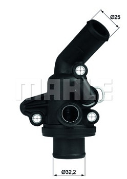 Termostat MERCEDES A-CLASS (W168) A160 A170 1.7 (87°)