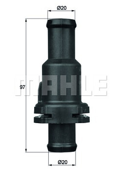 Termostat VW PASSAT B6 2.0 (80°)