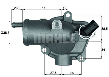 Termostat MERCEDES VITO V-CLASS (W638) V200 V220 2.2 (87°)