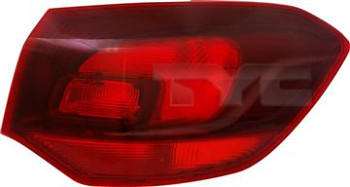 Světlo zadné OPEL ASTRA J KOMBI 09- vonkajšie dymové