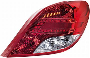 Světlo zadní PEUGEOT 207 HB/CABRIO 09-13 LED