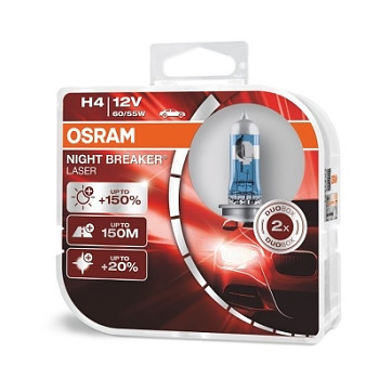 Žárovky H4 OSRAM NIGHT BREAKER UNLIMITED - sada 2ks