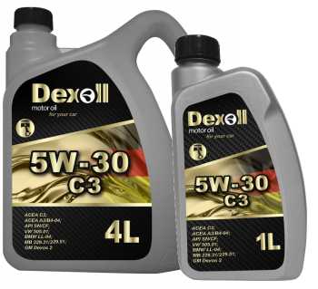 Olej Dexoll 5W-30 C3 - 4 litry