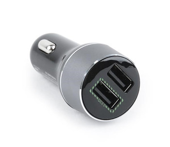 GEMBIRD autonabíječka 12W, 2x USB, 2100mA, QUICK CHARGE