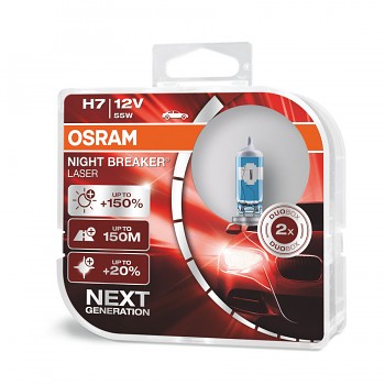 Žárovky H7 OSRAM Night Breaker Laser Next Generation - 2ks