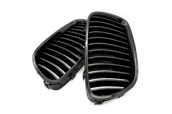 Maska chladiče BMW 5 F10 simple černý lesk Maska chladiče BMW 5 F10 simple černý lesk