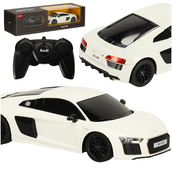 Rastar 72300 AUDI R8 2015 auto na dálkové ovládání 1:24 bílé Rastar 72300 AUDI R8 2015 auto na dálkové ovládání 1:24 bílé