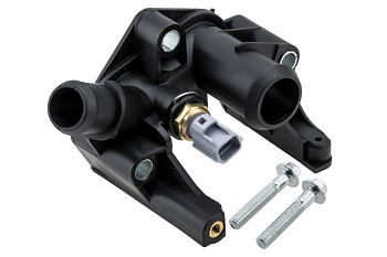 Příruba termostatu Ford Fiesta II–VI (FBD, GFJ, JAS, JBS, JH1), Fusion (JU), Puma 1.25–1.7 (1983–2012) Příruba termostatu Ford Fiesta II–VI (FBD, GFJ, JAS, JBS, JH1), Fusion (JU), Puma 1.25–1.7 (1983–2012)
