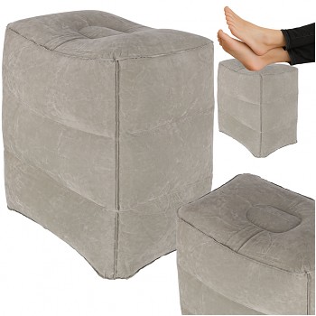 Nafukovací opěrka nohou touristic pouffe 3 výškové úrovně