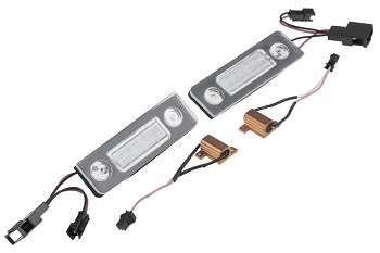 LED osvětlení SPZ ŠKODA Octavia II (1Z) a Roomster (5J)