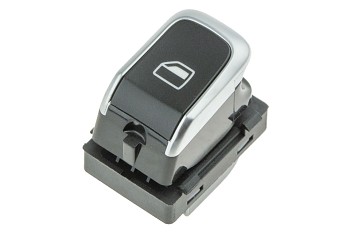 Přepínač stahování oken, chromovaný, Audi A4/A5/Q5 Přepínač stahování oken, chromovaný, Audi A4/A5/Q5