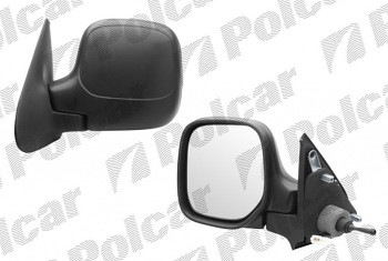 Spätné zrkadlo PEUGEOT PARTNER 96-08 mechanické