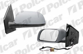 Zpětné zrcátko VW POLO 9N 01-05 elektrické lak