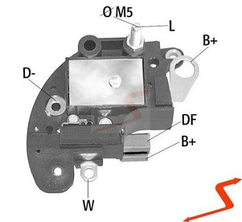 Regulátor napetia pre alternátory FIAT 136432